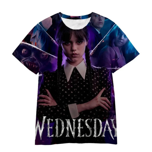 Wednesday Addams “Dark Mystery” Kids T-Shirt