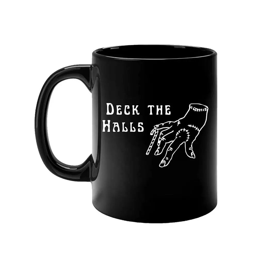 Thing Hand Addams Mug – “Deck The Halls”