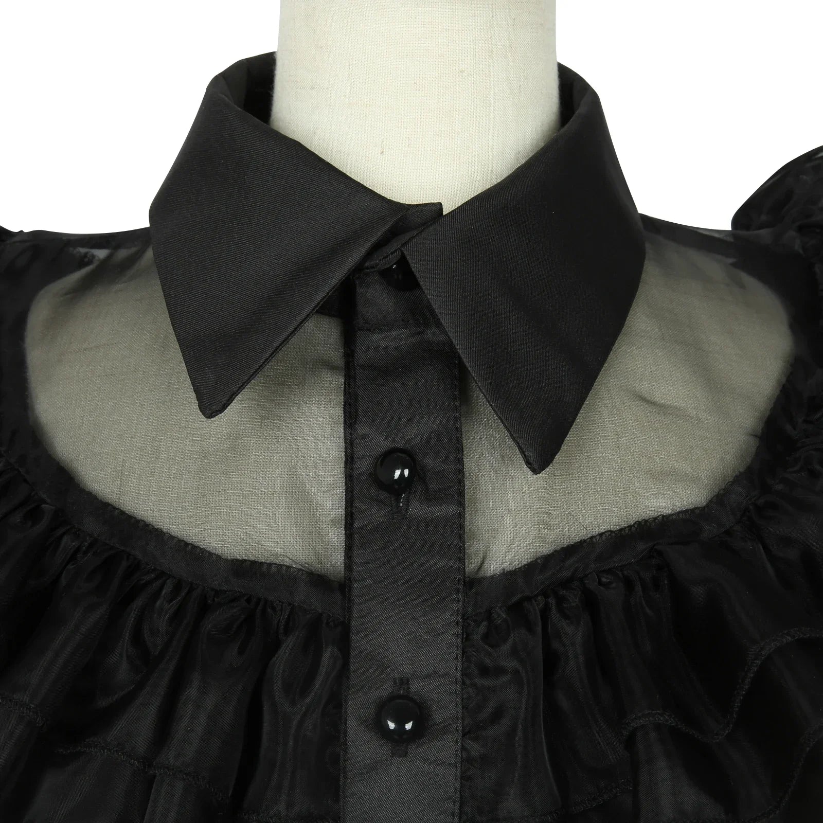 Wednesday Addams Kids Cosplay Costume Dress