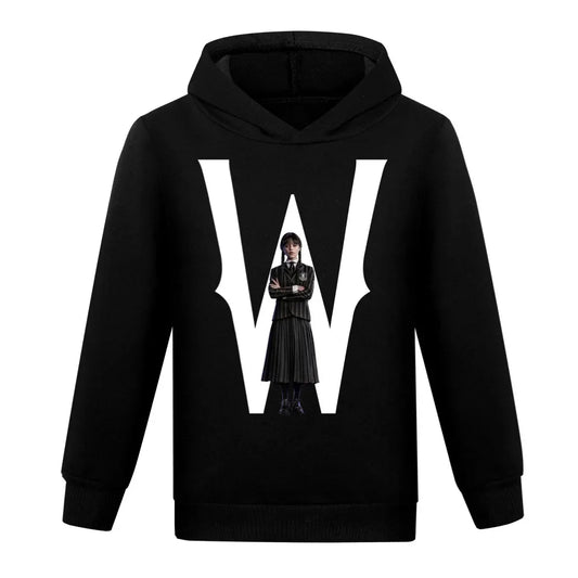 Wednesday Addams Black Kids Hoodie – Addams Family