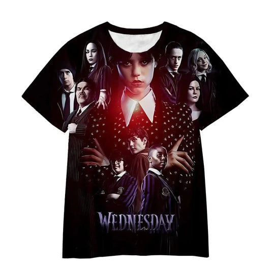 T-Shirt Kids “Wednesday Addams Family & Nevermore”
