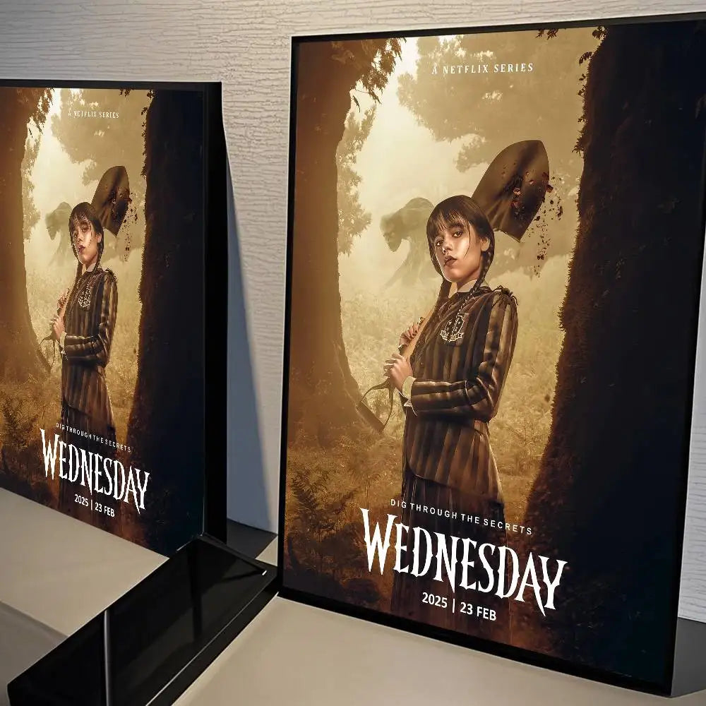 Wednesday Addams Poster – “Dig Through the Secrets” Netflix