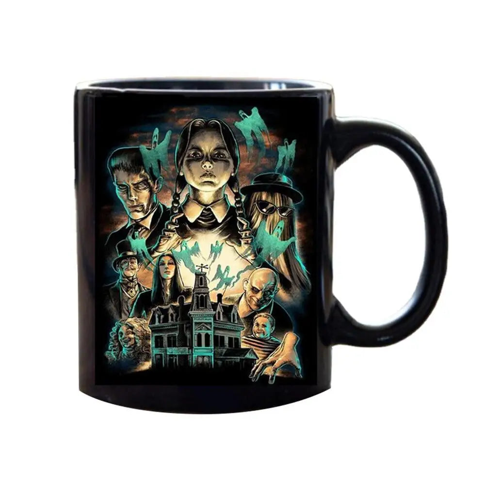 Addams Family Mug – Wednesday Addams Gothic
