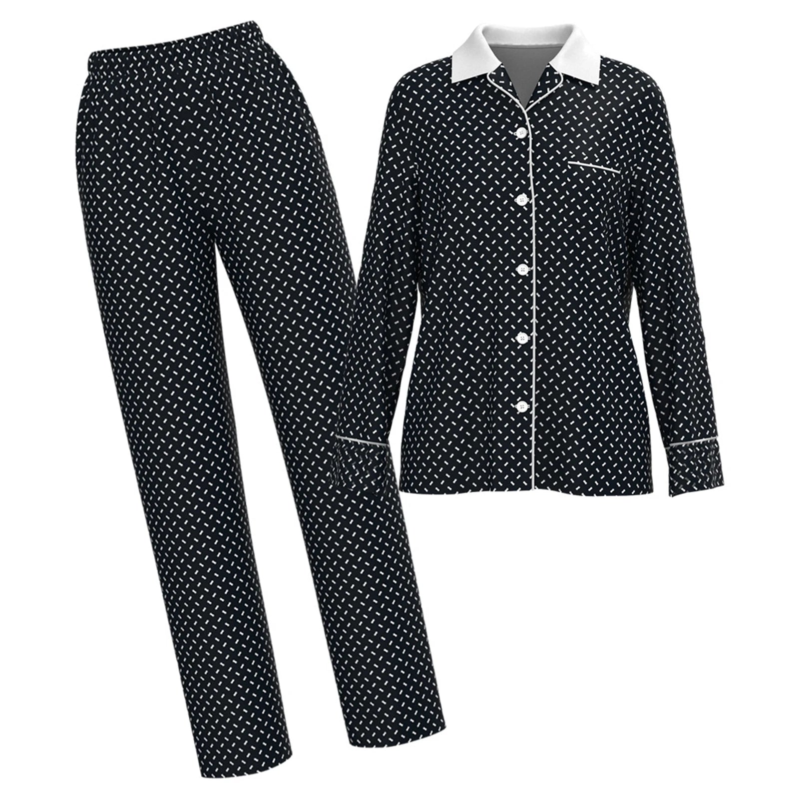 Wednesday Addams-Inspired Pajama Set