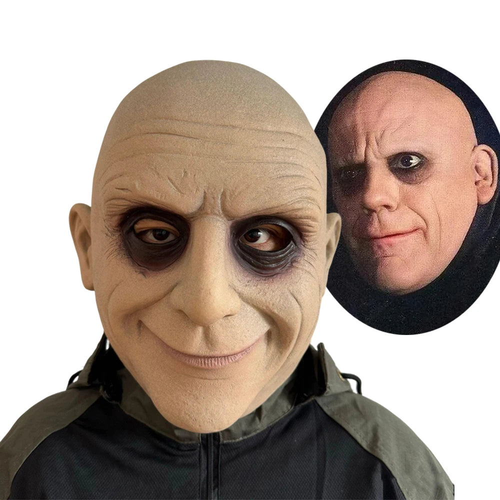 Fester Addams Cosplay Mask – Wednesday Addams Series