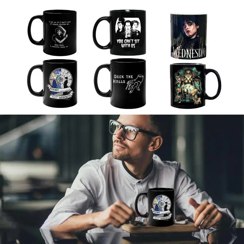 Addams Family Mug – Wednesday Addams Gothic