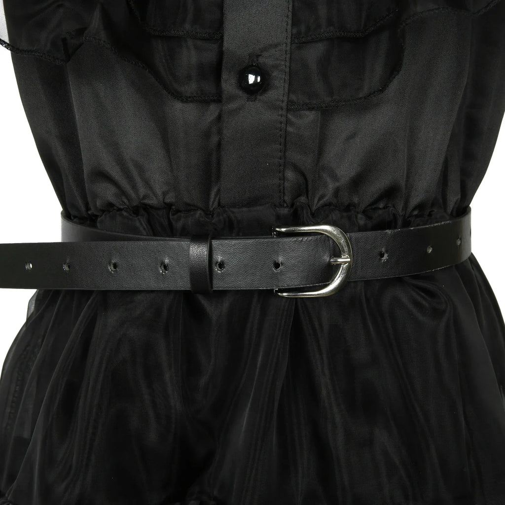 Wednesday Addams Kids Cosplay Costume Dress