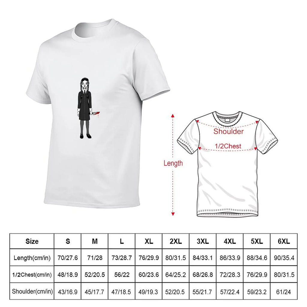 Wednesday Addams Dark Grey T-Shirt