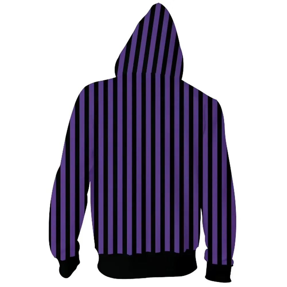 Limited Edition Xavier Thorpe Purple Hoodie Zip-Up – Nevermore Academy