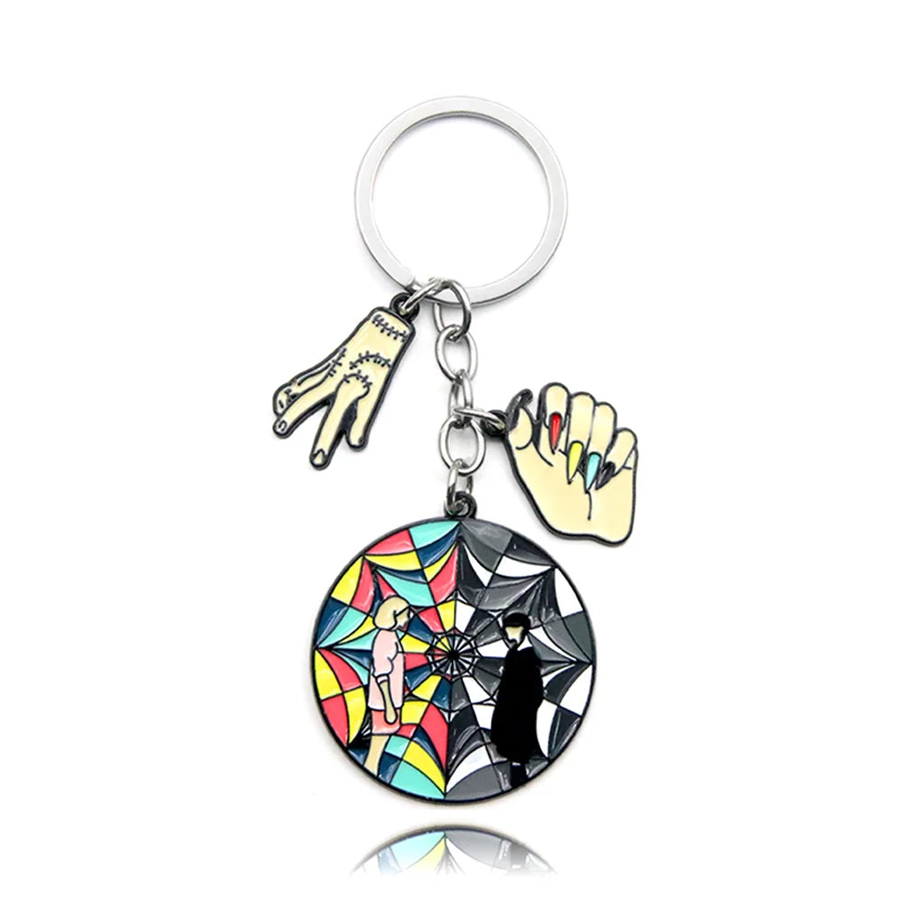 Wednesday Addams & Enid Sinclair Keychain
