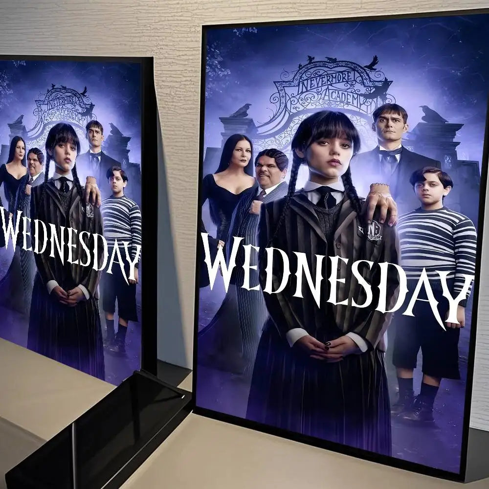 Wednesday Addams Poster – The Addams Family x Nevermore