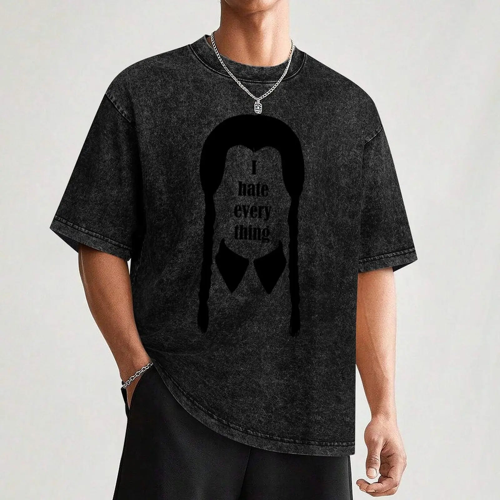 Wednesday Addams "I Hate Everything" Black T-Shirt