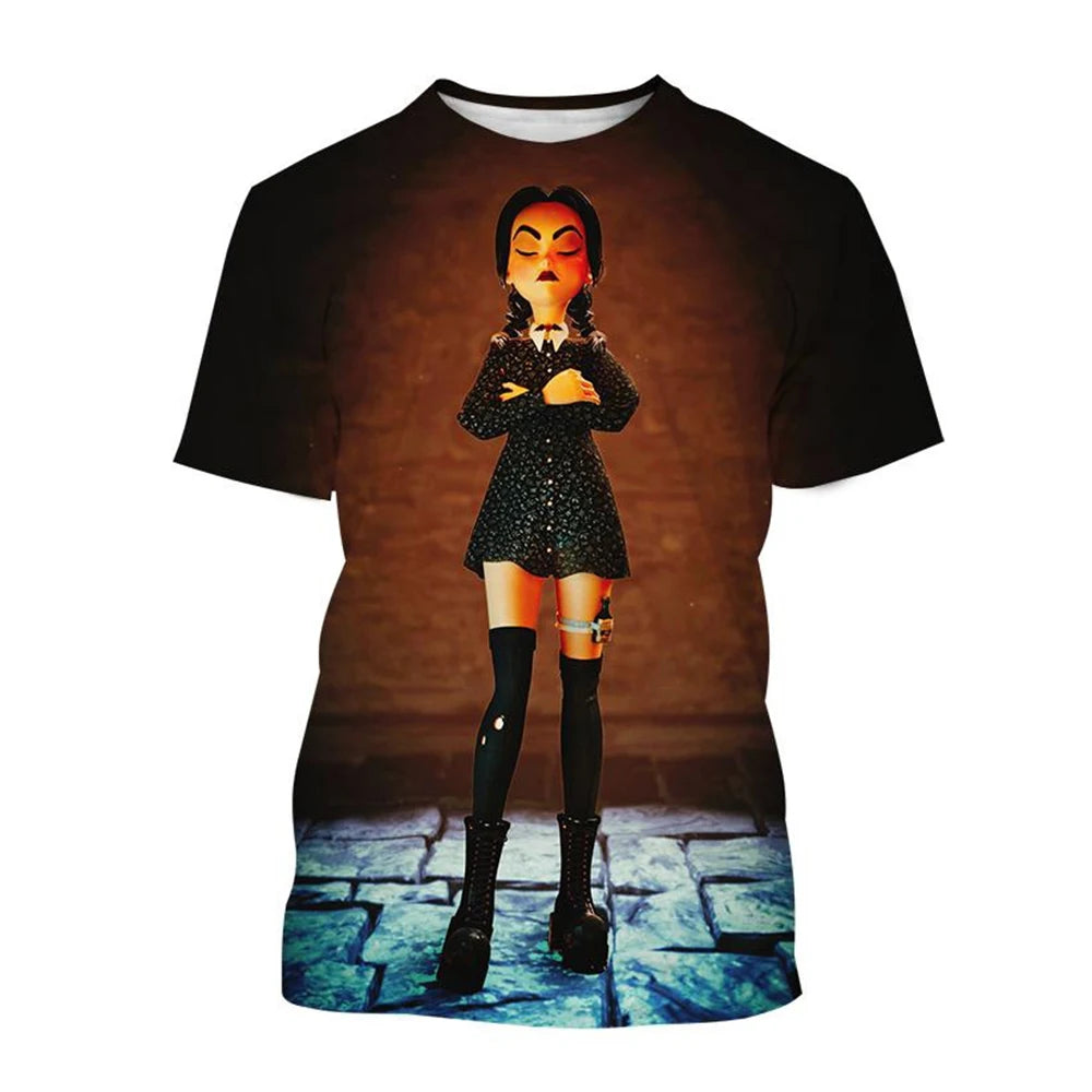 Wednesday Addams Dark Attitude T-Shirt (Adult & Kids)