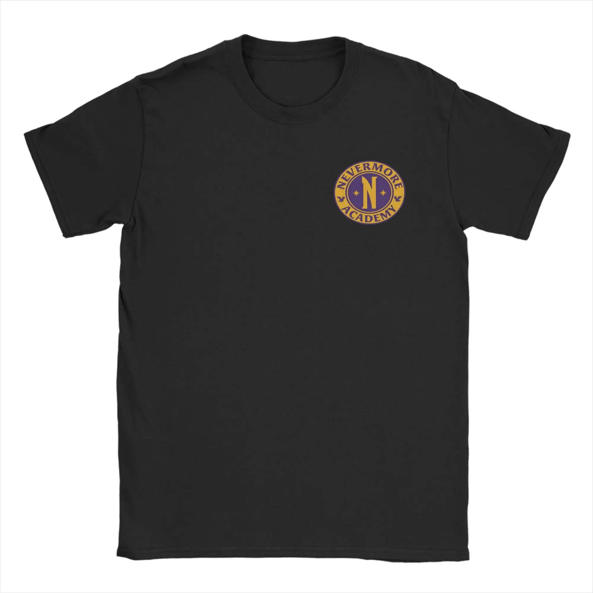 Black Nevermore Academy Crest Logo T-Shirt – Wednesday Addams