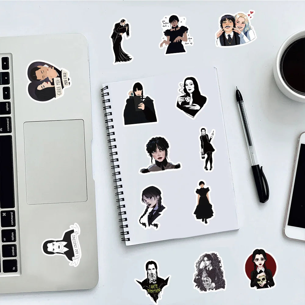 Wednesday Addams Sticker Pack (105 pcs)