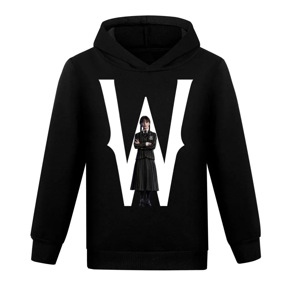 Wednesday Addams Black Kids Hoodie – Addams Family