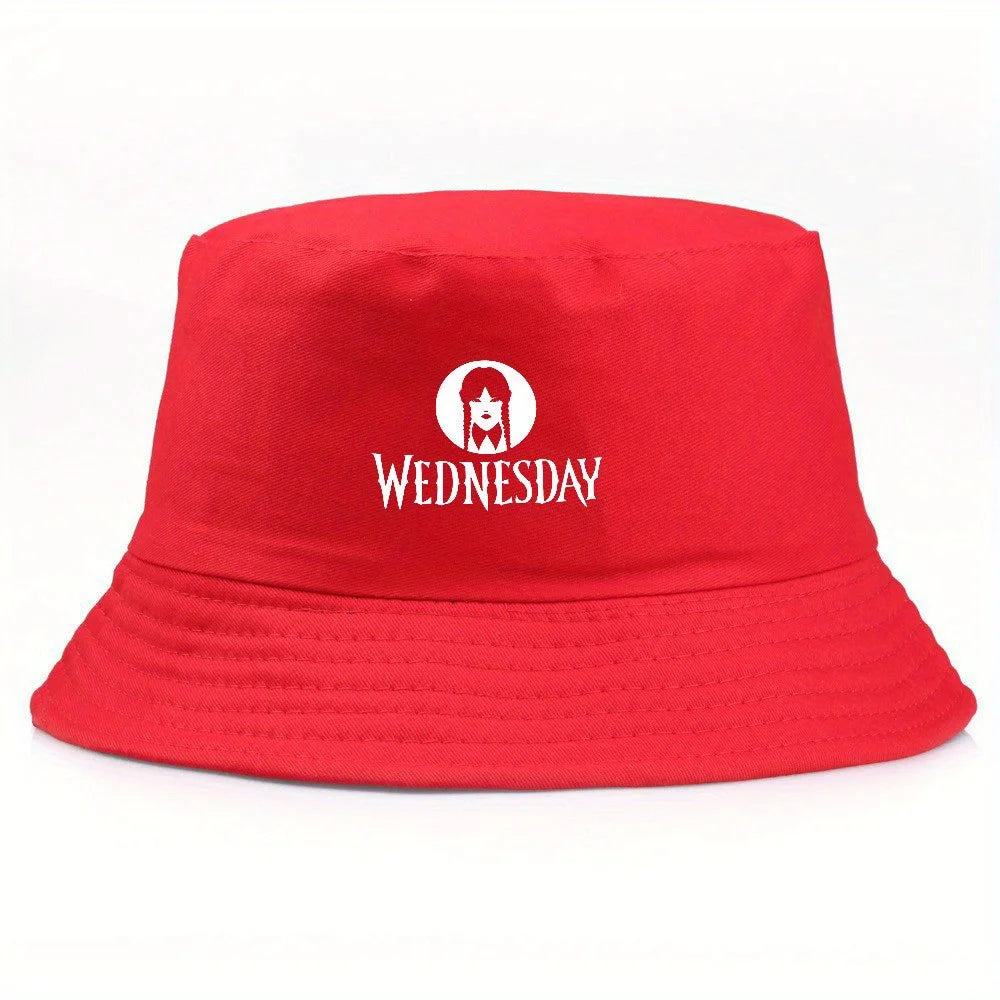 Wednesday Addams Red Bucket Hat