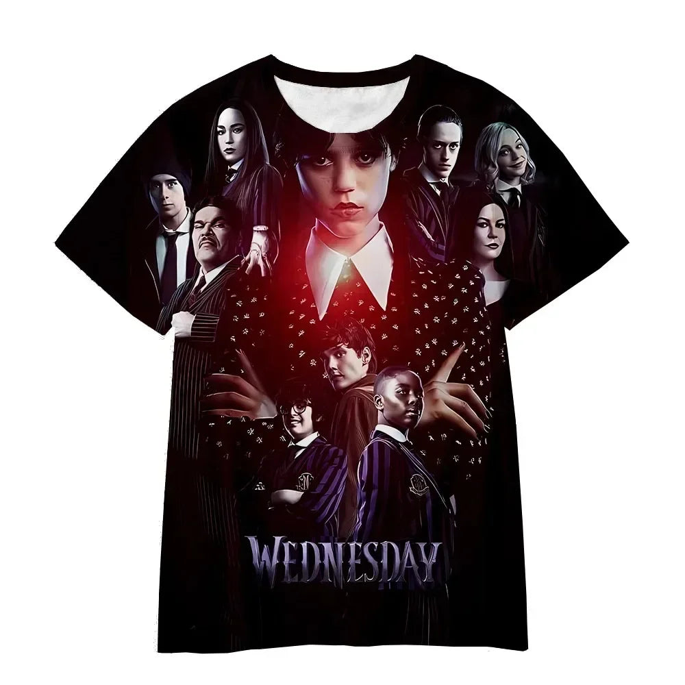 T-Shirt Kids “Wednesday Addams Family & Nevermore”