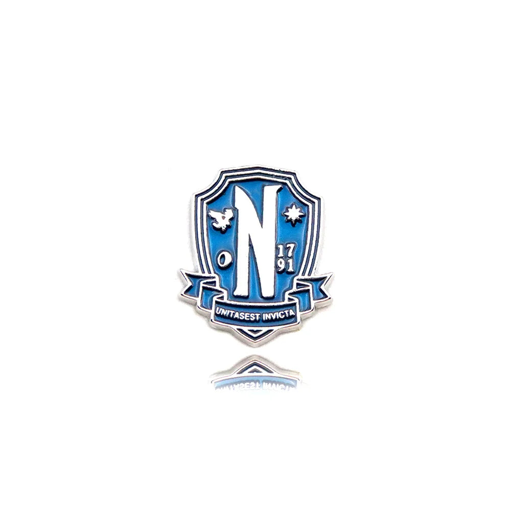 Nevermore Academy Pin – Wednesday Addams