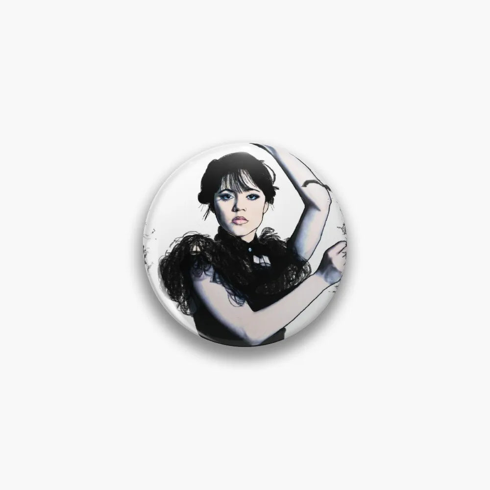 Wednesday Addams Button Pin – Netflix Series