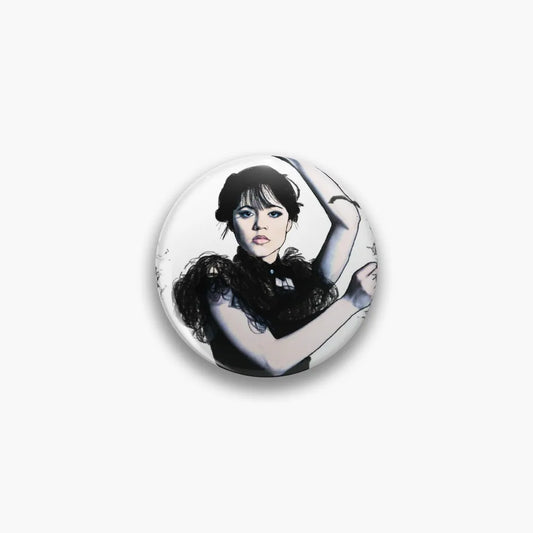Wednesday Addams Button Pin – Netflix Series