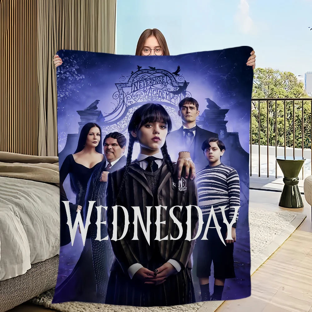 Wednesday Addams Family Blanket