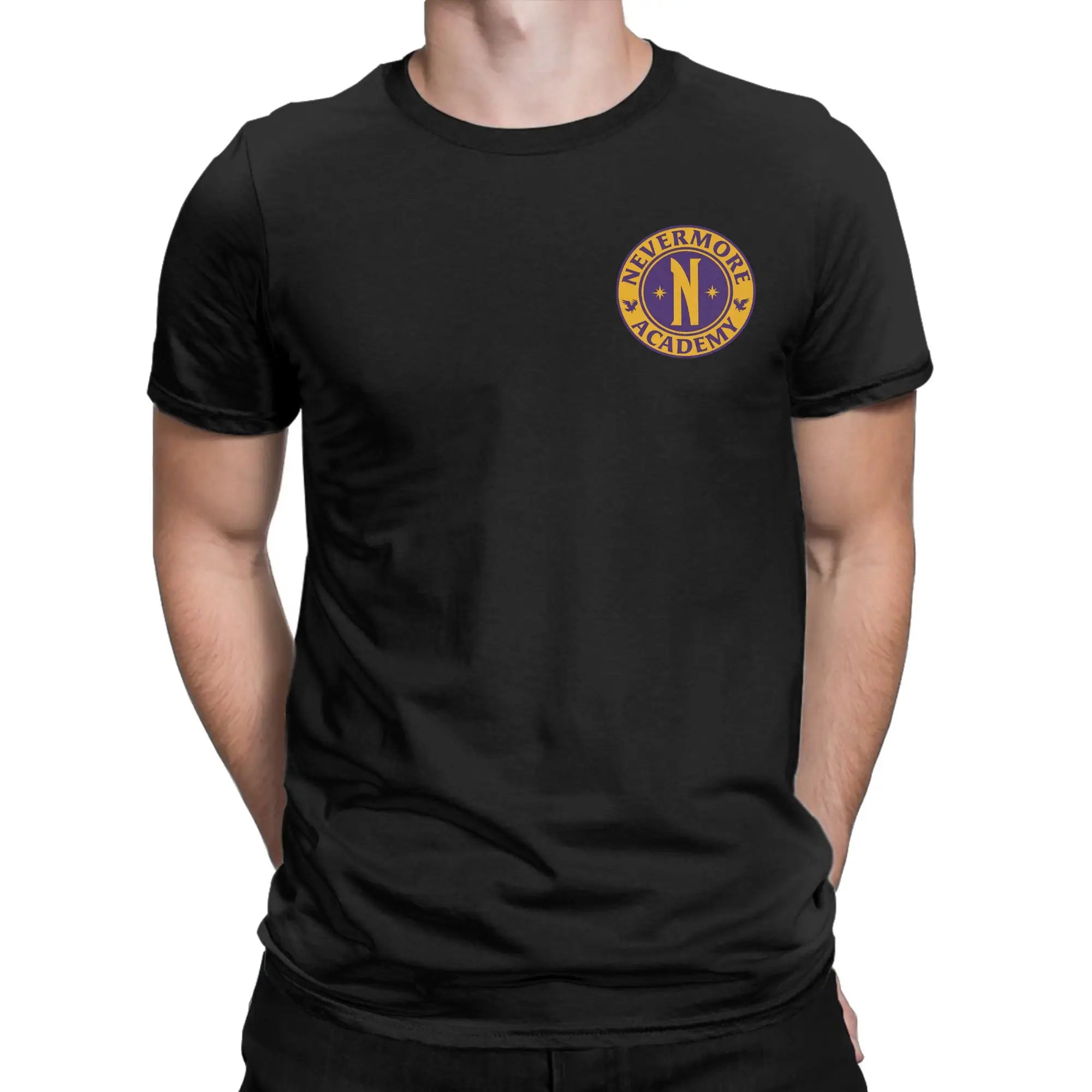 White Nevermore Academy T-Shirt – Wednesday Addams