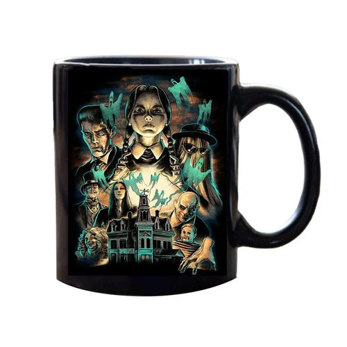 Addams Family Mug – Wednesday Addams Gothic