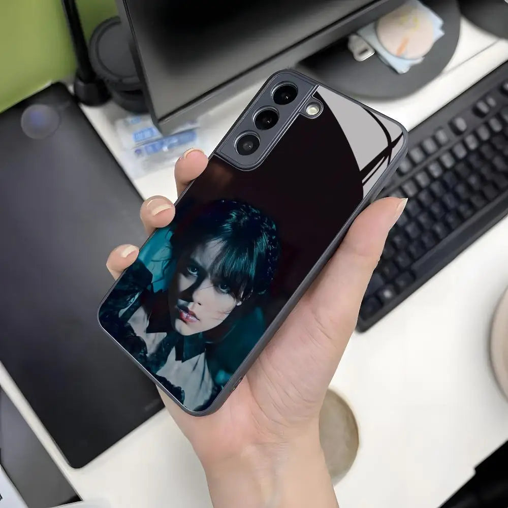 Wednesday Addams Samsung Phone Case – Dark Portrait Netflix