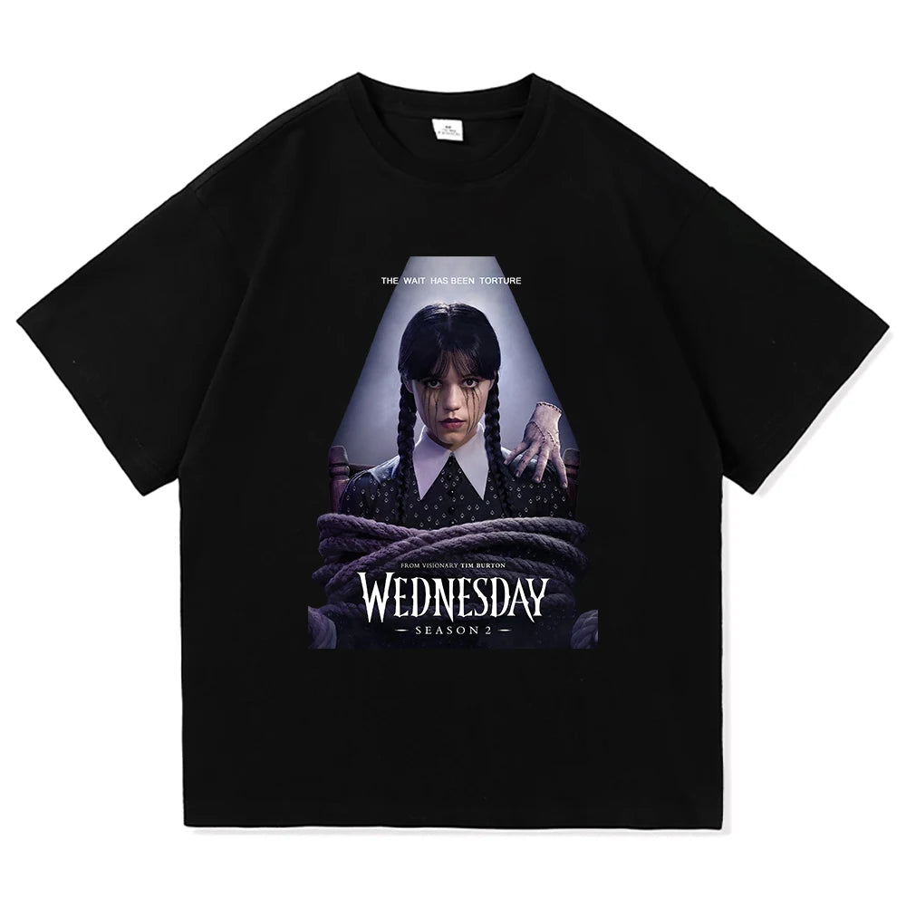 Wednesday Addams Series Black T-Shirt