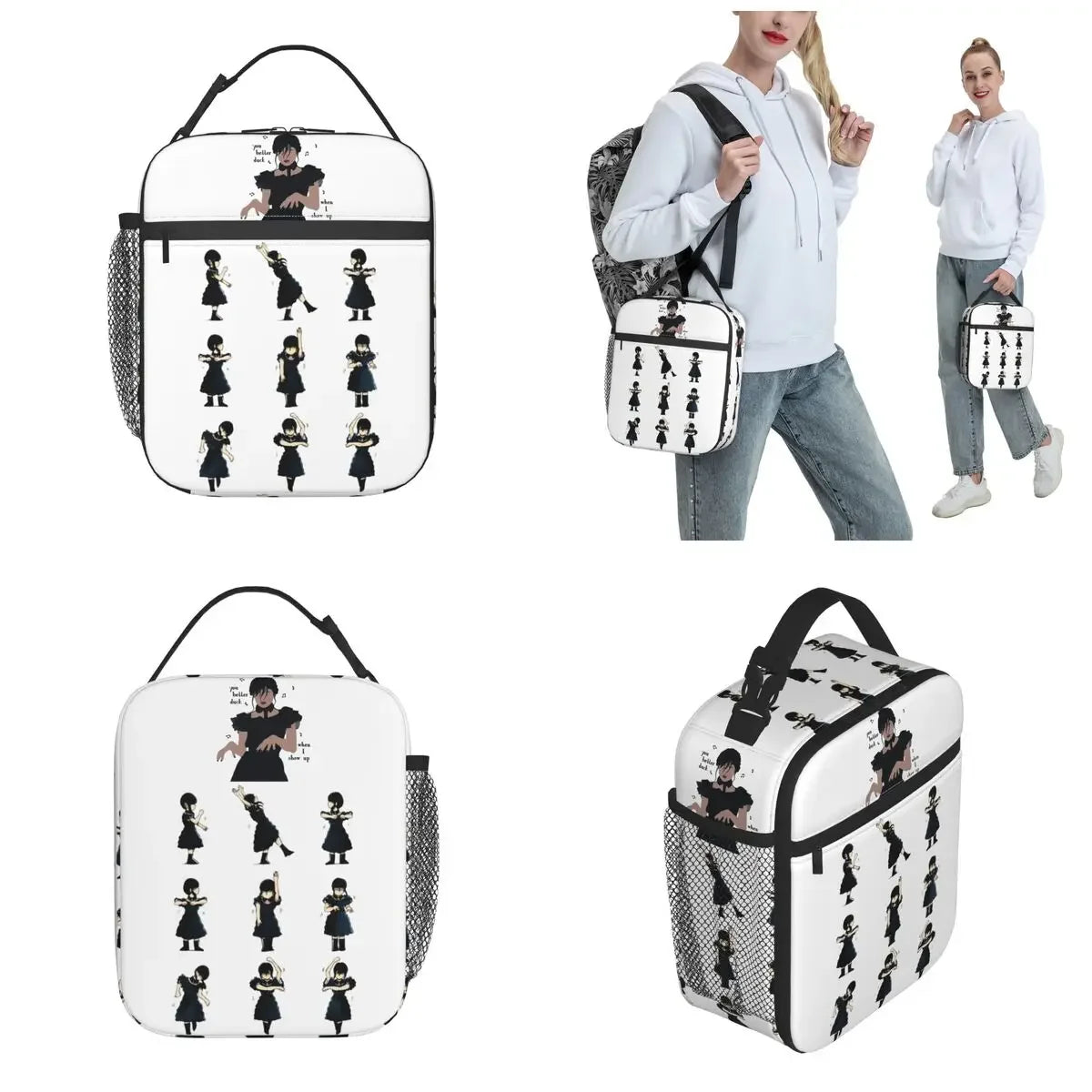 Wednesday Addams Dance Lunch Bag