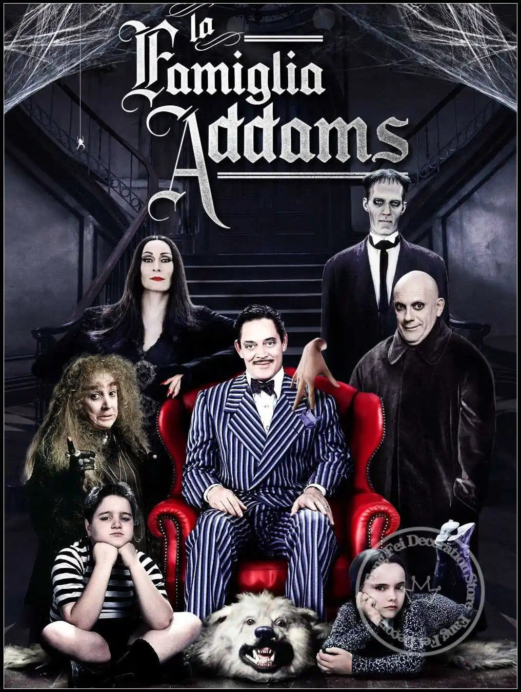 The Addams Family Full Drill Diamond Painting Kit Poster