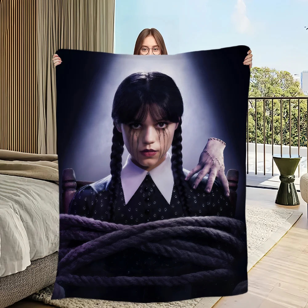 Wednesday Addams & Thing Hand Blanket