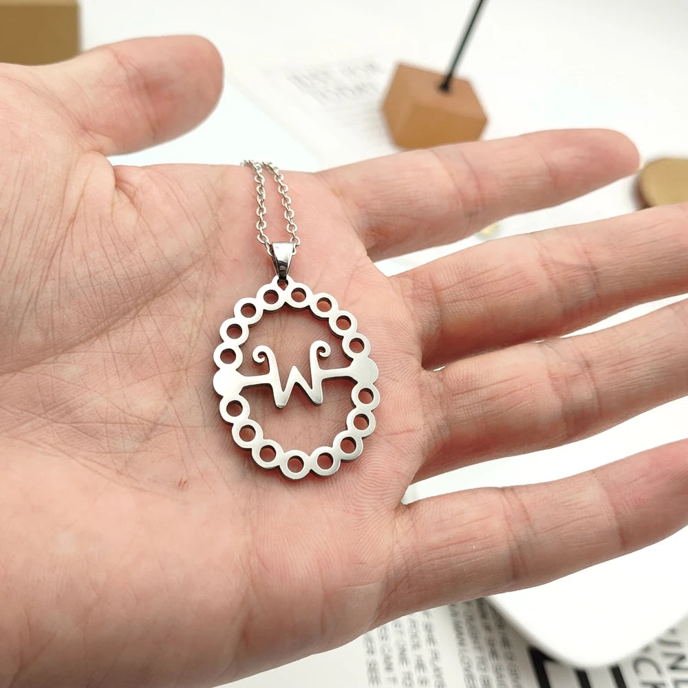 Wednesday Addams “W” Necklace