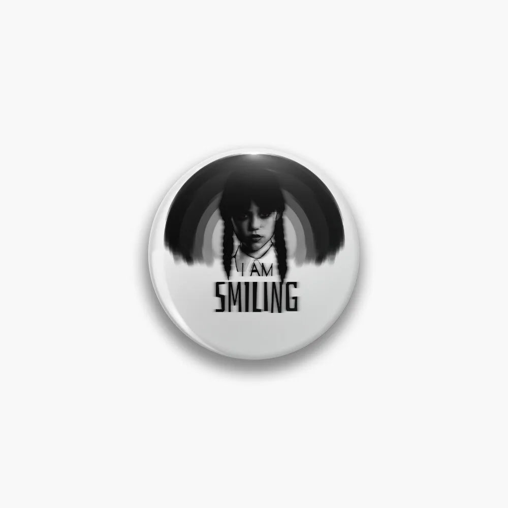 Movie Role Addams Pin Brooch Wednesday  Pin Custom Brooches Shirt Lapel teacher tote Bag backpack Badge pin bag Creative Fun