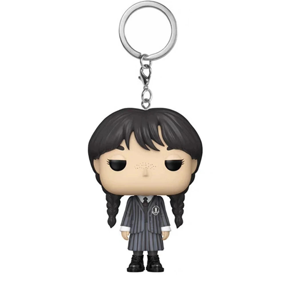 Wednesday Addams School Uniform Keychain