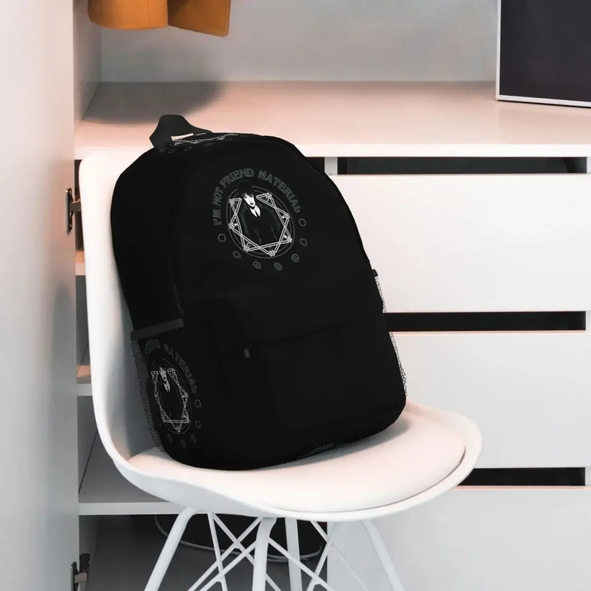 Wednesday Addams Backpack – “I Hate Everything”