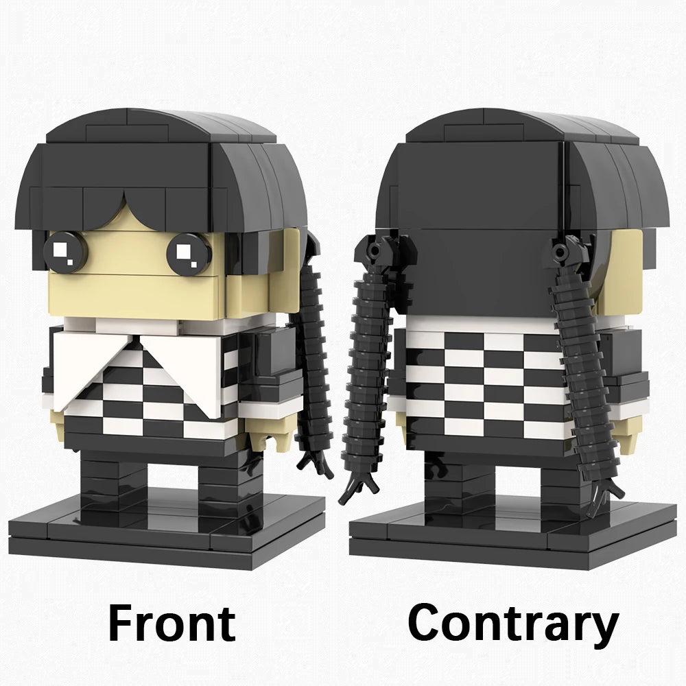 Wednesday Addams MOC Bricks Figure – Collectible Building Set (173 PCS)