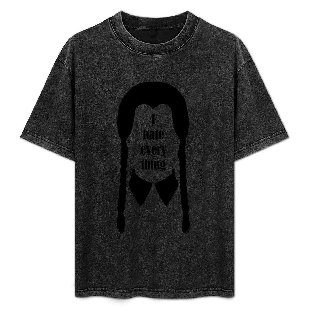 Wednesday Addams "I Hate Everything" Black T-Shirt